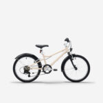 Bicicleta de Ciudad Infantil 20" 6-9 años, BTWIN 500 beige